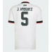 Mexiko Johan Vasquez #5 Borta matchtröja VM 2026 Kortärmad Billigt